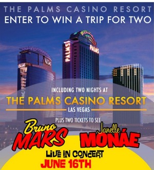 Bruno Mars Las Vegas Trip Sweepstakes