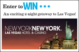 Win an Exciting 2 Night Getaway to New York-New York Las Vegas